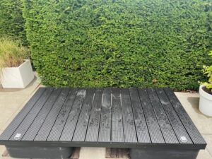 Vlotje met steiger drijvers