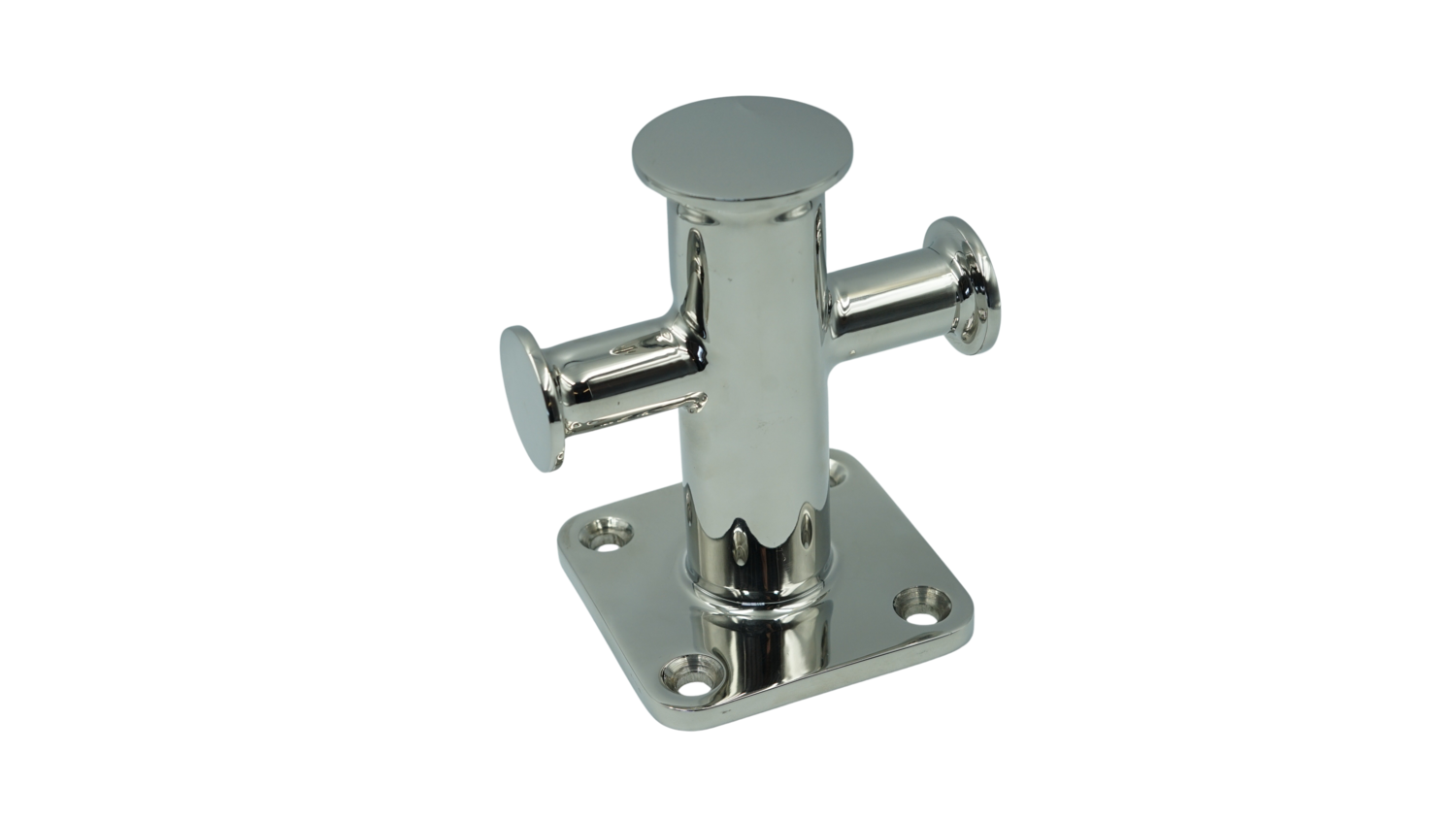 kruisbolder met voetplaat rvs 316