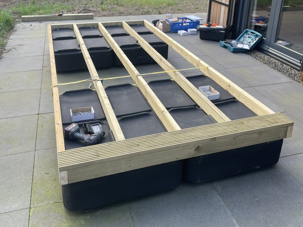 monteren standaard steiger