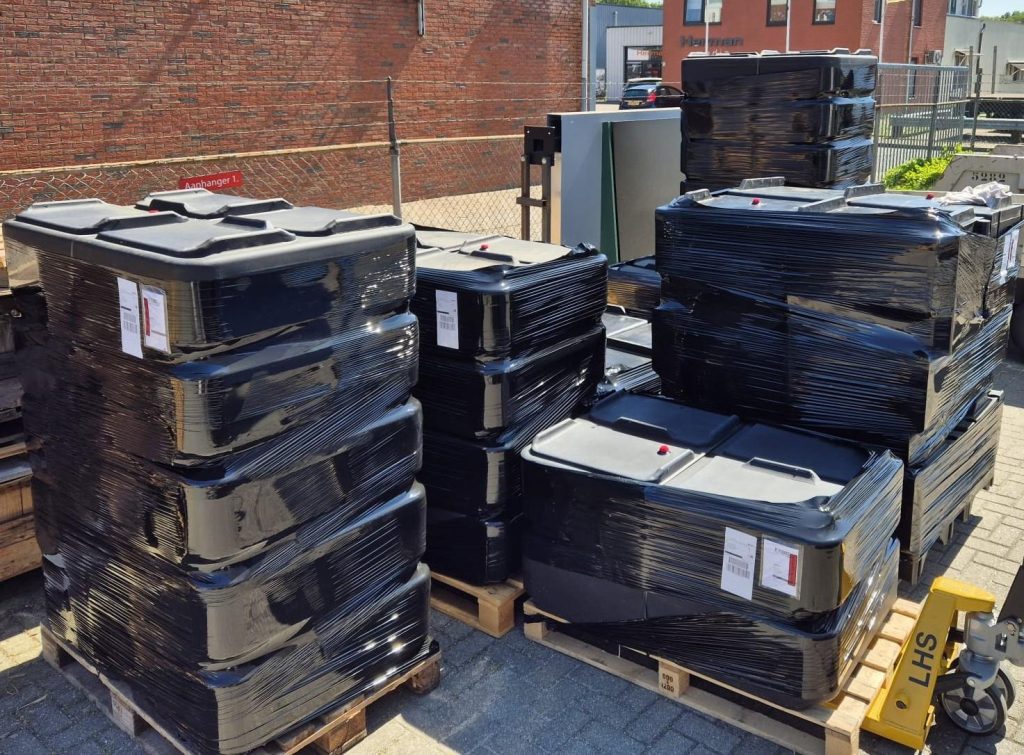 steigerdrijvers klaar voor transport